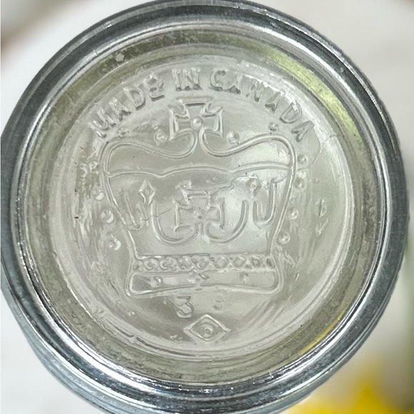 2 Vintage Glass Mason Jars - Picture 2 of 13